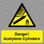 WV10313: Danger! Acetylene Cylinders