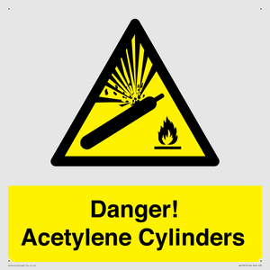 WV10313: Danger! Acetylene Cylinders
