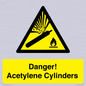 WV10313: Danger! Acetylene Cylinders