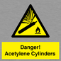 WV10313: Danger! Acetylene Cylinders