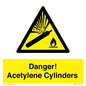 WV10313: Danger! Acetylene Cylinders