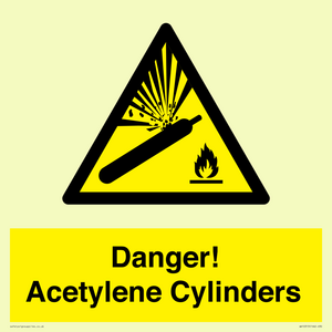 WV10313: Danger! Acetylene Cylinders