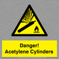 WV10313: Danger! Acetylene Cylinders
