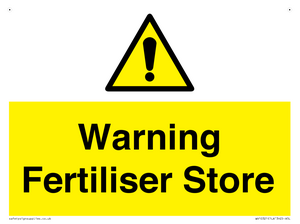 WV10321: Warning Fertiliser Store