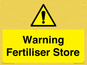 WV10321: Warning Fertiliser Store