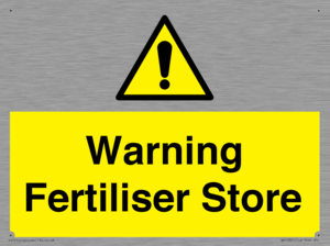 WV10321: Warning Fertiliser Store