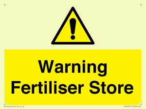 WV10321: Warning Fertiliser Store