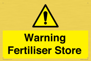 WV10321: Warning Fertiliser Store