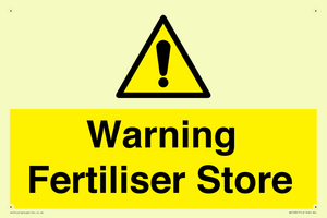 WV10321: Warning Fertiliser Store
