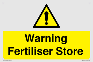 WV10321: Warning Fertiliser Store