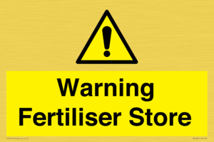 WV10321: Warning Fertiliser Store