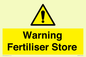 WV10321: Warning Fertiliser Store