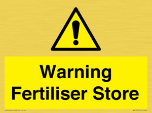 WV10321: Warning Fertiliser Store