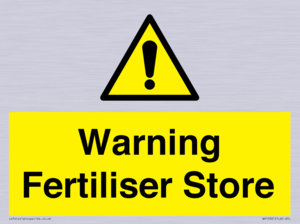 WV10321: Warning Fertiliser Store