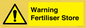 WV10321: Warning Fertiliser Store