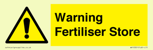 WV10321: Warning Fertiliser Store