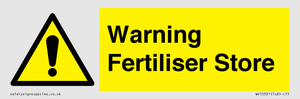 WV10321: Warning Fertiliser Store