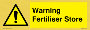WV10321: Warning Fertiliser Store