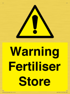 WV10321: Warning Fertiliser Store