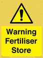WV10321: Warning Fertiliser Store