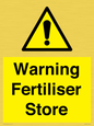 WV10321: Warning Fertiliser Store