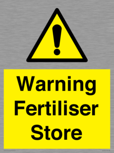WV10321: Warning Fertiliser Store