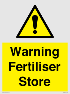 WV10321: Warning Fertiliser Store