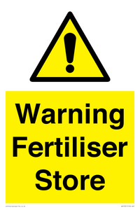 WV10321: Warning Fertiliser Store