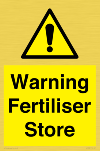WV10321: Warning Fertiliser Store