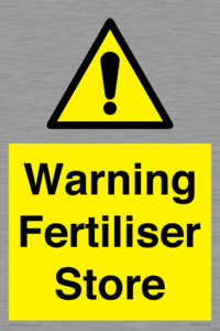 WV10321: Warning Fertiliser Store
