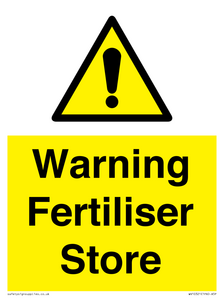WV10321: Warning Fertiliser Store