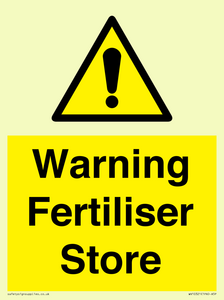 WV10321: Warning Fertiliser Store
