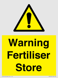 WV10321: Warning Fertiliser Store