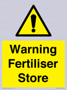WV10321: Warning Fertiliser Store