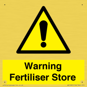 WV10321: Warning Fertiliser Store