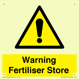WV10321: Warning Fertiliser Store