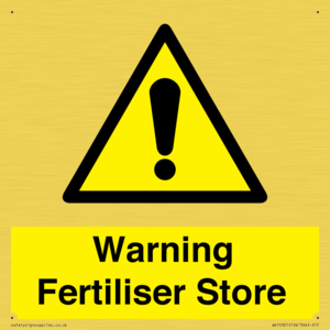 WV10321: Warning Fertiliser Store