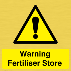 WV10321: Warning Fertiliser Store