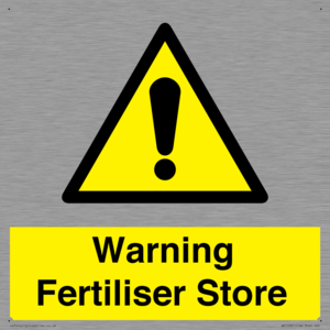 WV10321: Warning Fertiliser Store