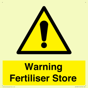WV10321: Warning Fertiliser Store