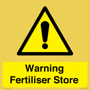 WV10321: Warning Fertiliser Store