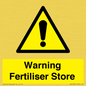 WV10321: Warning Fertiliser Store