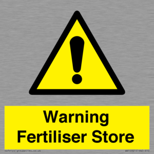WV10321: Warning Fertiliser Store