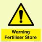WV10321: Warning Fertiliser Store