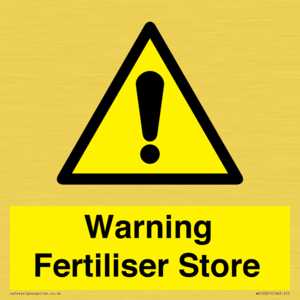 WV10321: Warning Fertiliser Store