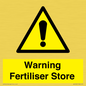 WV10321: Warning Fertiliser Store
