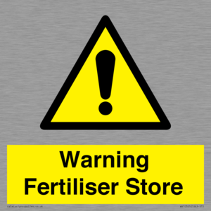 WV10321: Warning Fertiliser Store