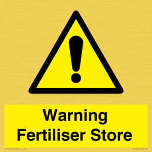 WV10321: Warning Fertiliser Store