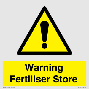 WV10321: Warning Fertiliser Store