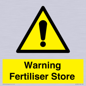 WV10321: Warning Fertiliser Store